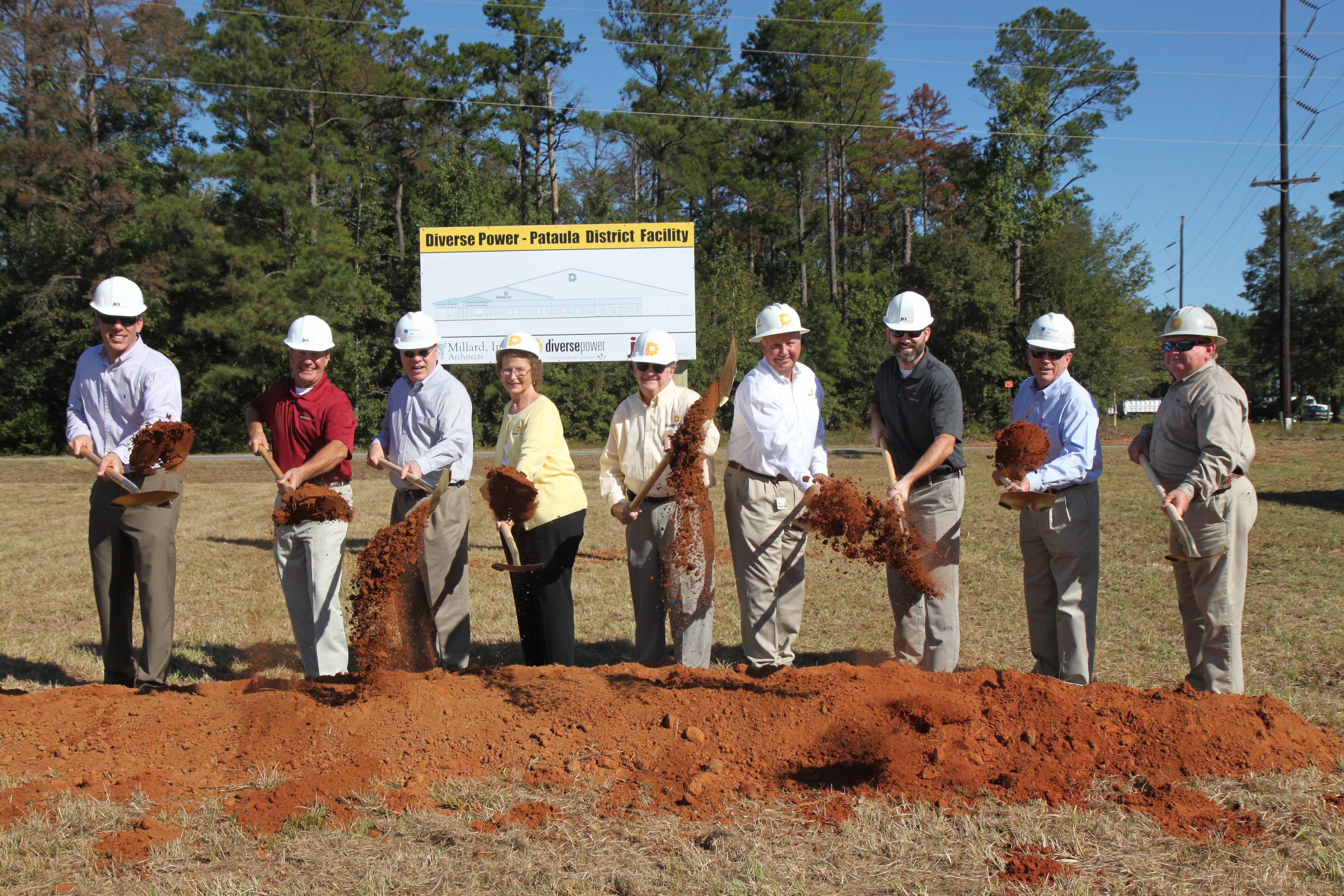 Groundbreaking Held at Diverse Power’s Pataula District Office